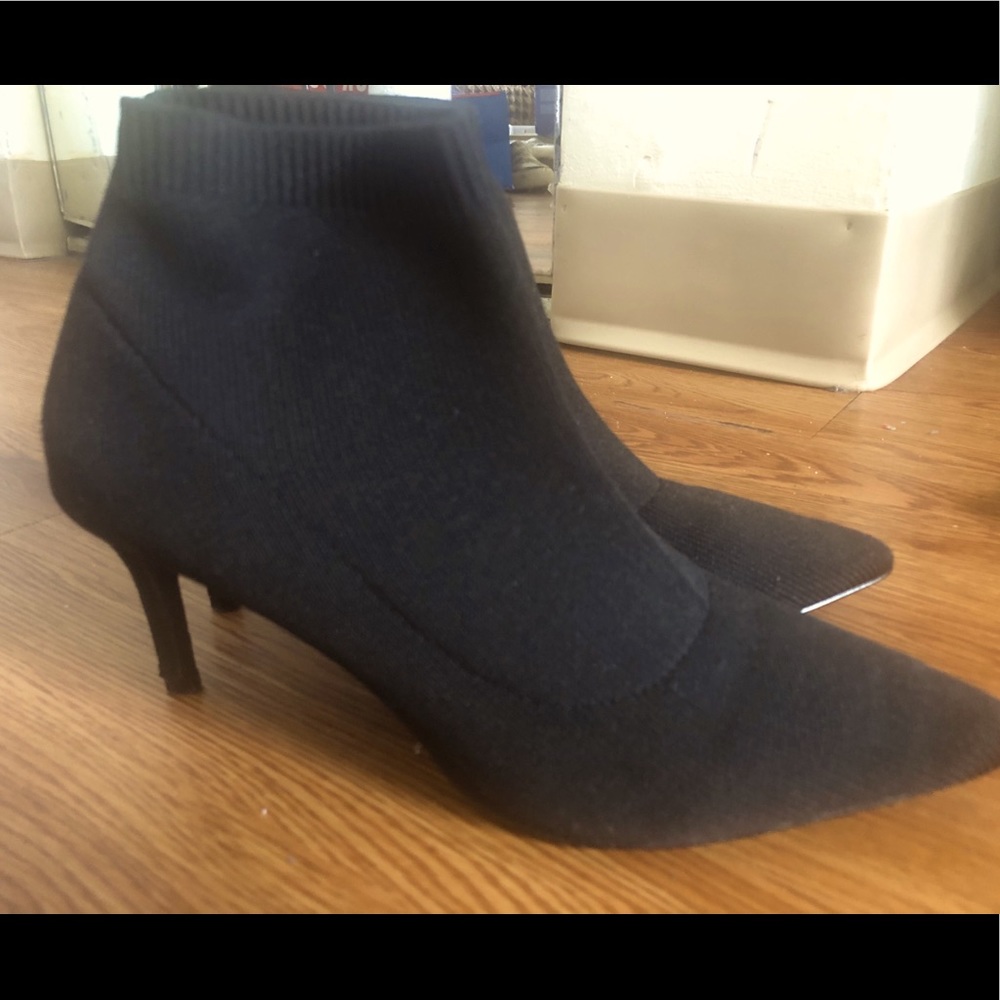 Socks looking ankle boots!